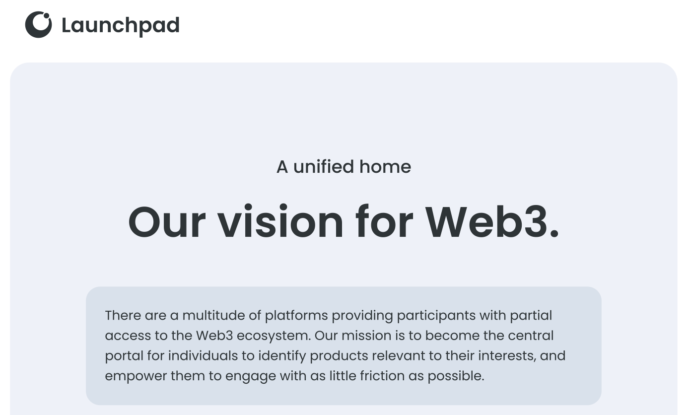 Launchpad Web3